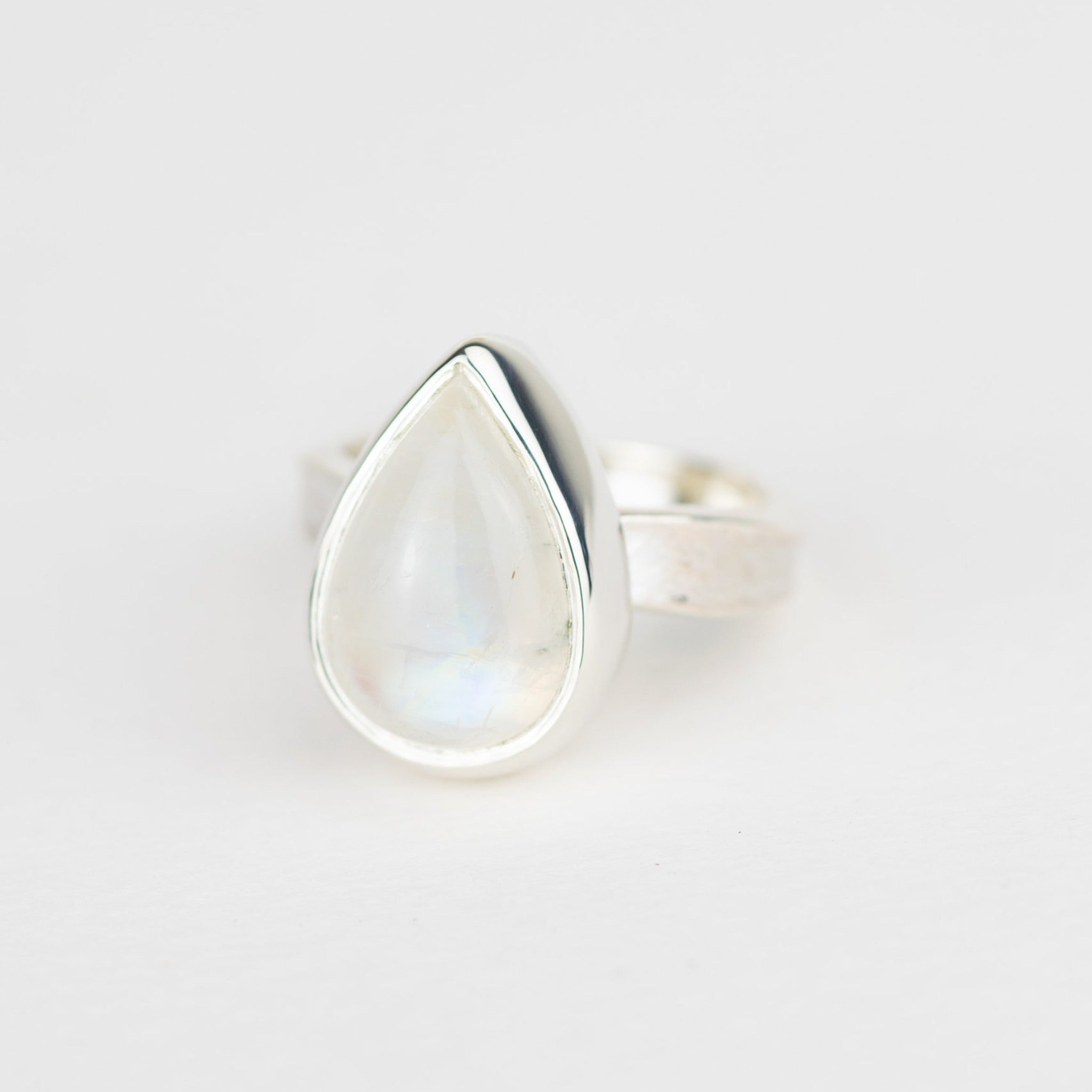 No.232 Teardrop Silver Moonstone Ring – Alison Moore Designs