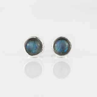 Labradorite Sterling Silver Gemstone Studs