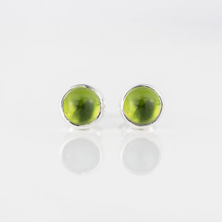 Peridot Sterling Silver Gemstone Studs