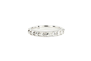 Silver Vine Leaf Ring