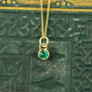 Emerald Gold Andromeda Pendant