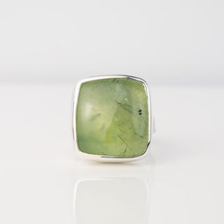 No. 527 - Prehnite One Of A Kind Ring - Size S 1/2