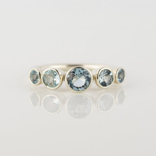 Aquamarine Gold Power Ring