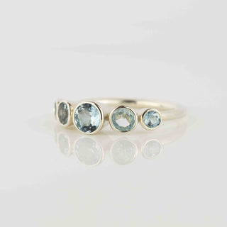 Aquamarine Gold Power Ring