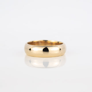 6mm Heavy Solid Gold Wedding Ring