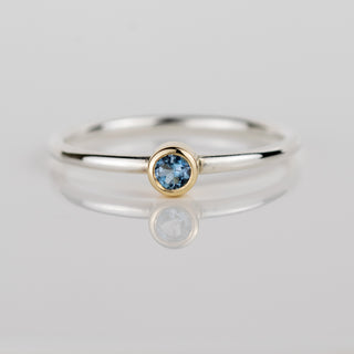 Create Your Own -  Andromeda 3mm Gemstone Stacker Ring