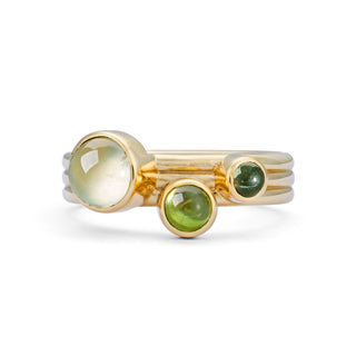 Moss Solid Gold Nebula ring