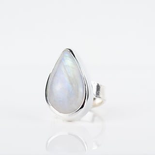 No. 776 - One Of A Kind Teardrop Moonstone Storybook Ring - Size K 1/2