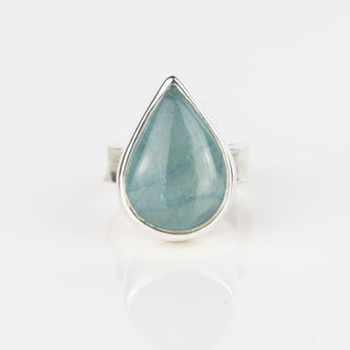 No. 154 - One Of A Kind Aquamarine Storybook Ring - Size K