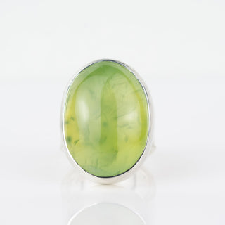 No. 739 - Prehnite One Of A Kind Ring - Size K 1/2