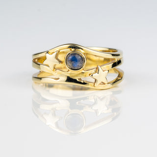 Gold Northern Lights Ring