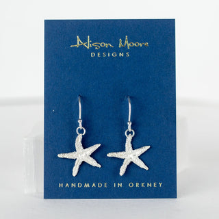 Rockpool Starfish Drop Hook Earrings