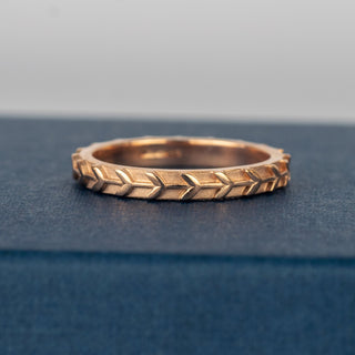 Rose Gold Vine Leaf Ring