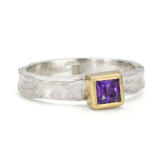 Gretel - Amethyst Square Storybook Ring