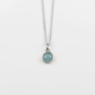 Aquamarine Single Gemstone Pendant