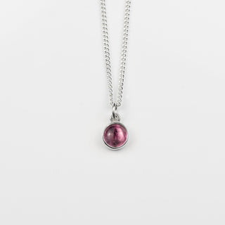 Pink Tourmaline Single Gemstone Pendant