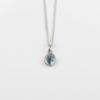 Sky Blue Topaz Single Gemstone Pendant