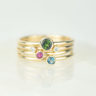 Create Your Own Andromeda Stacking Ring Set - 9ct Gold