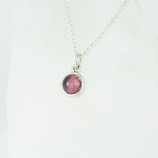 Pink Tourmaline Single Gemstone Pendant