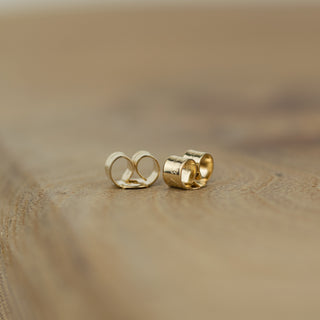 Mini Gold Cowrie Shell Studs