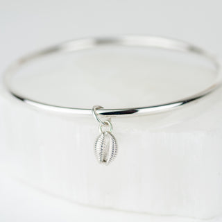 Rockpool Shell Bangle - Cowrie