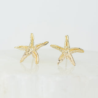 Gold Small Starfish Studs