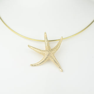 Gold Starfish Necklet