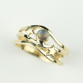 Gold Northern Lights Ring