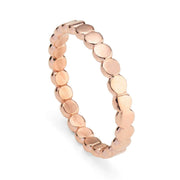 Solid Rose Gold Pebble Ring – Alison Moore Designs