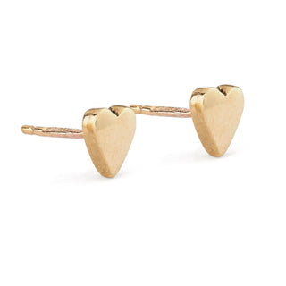 Lunar Tiny Gold Heart Studs