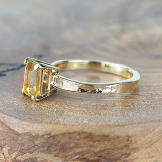 Guinevere - Citrine Gold Statement Ring