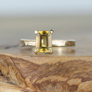 Guinevere - Citrine Gold Statement Ring