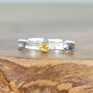 Tess - Citrine November Birthstone Ring